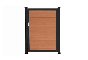 NewStead Aluminum Walk Gate Frame Kit - Black