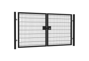  10' Wide x 6' High Twin Wire Mesh Drive Gate Kit 