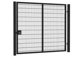 8' Wide x 8' High Twin Wire Mesh Walk Gate Kit