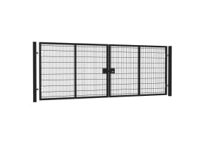 16' Wide x 7' High Twin Wire Mesh Drive Gate Kit