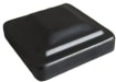 A Black Post Cap for NewStead Wood Plastic Composite Fencing