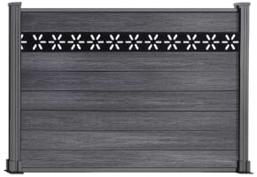 NewStead WPC Fencing Aluminum Decorative Panels