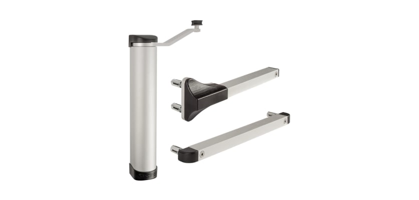Locinox Lion Compact Hydraulic Gate Closer - Silver