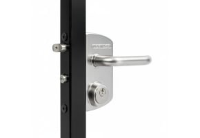 Locinox US Mortise Cylinder Gate Lock LUKY50J5LGMAB