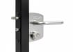 Locinox US Mortise Cylinder Gate Lock LUKY50J5LGMAB - Silver