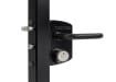 Locinox US Mortise Cylinder Gate Lock LUKY50J5LGMAB - Black