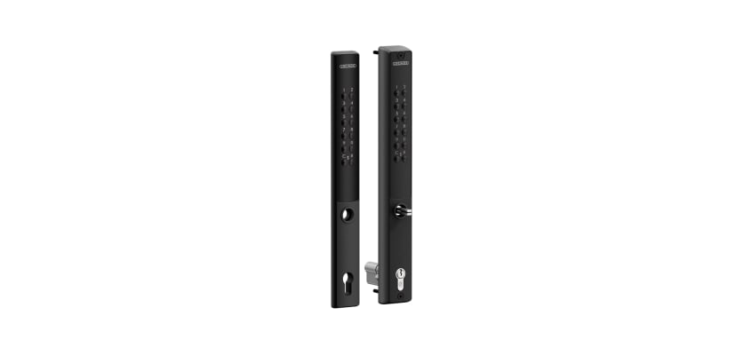 Black Locinox Vera Battery Powered Code Lock for Insert Locks