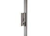 Locinox adjustable security keep for mushroom hook bolt mounted on square gate post