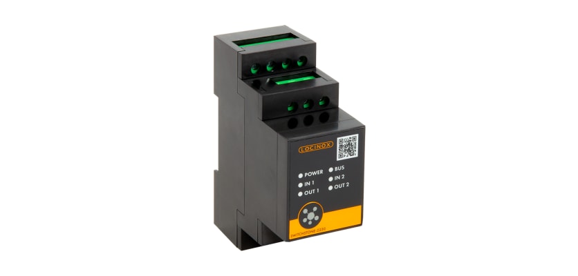 Locinox SwitchStone 2-channel relay module for gate automation systems