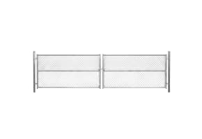  Chain Link Commercial Drive Gate (Leaf Pair) 48" Tall x 96" Wide