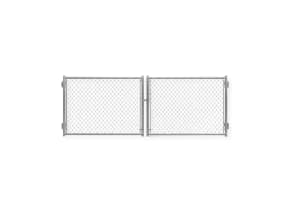  Chain Link Commercial Drive Gate (Leaf Pair) 72" Tall x 96" Wide