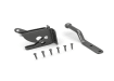 All of the components included in the Universal Gate Latch Kit 