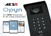 AES Opyn IP-4G video intercom with mobile app interface and smartphone integration