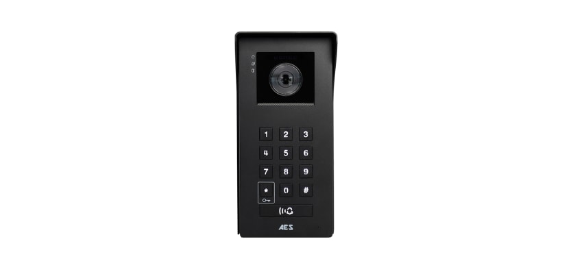 AES Opyn-IP-IBK-US IP video callbox with integrated keypad and HD camera