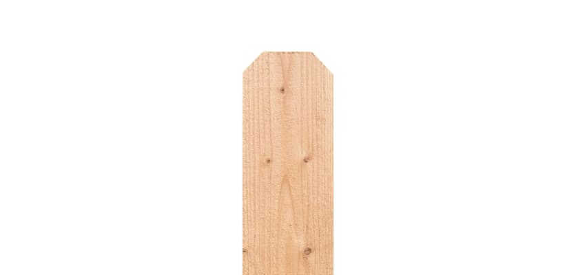 6 ft untreated cedar dog ear wood fence picket board for privacy fence installation