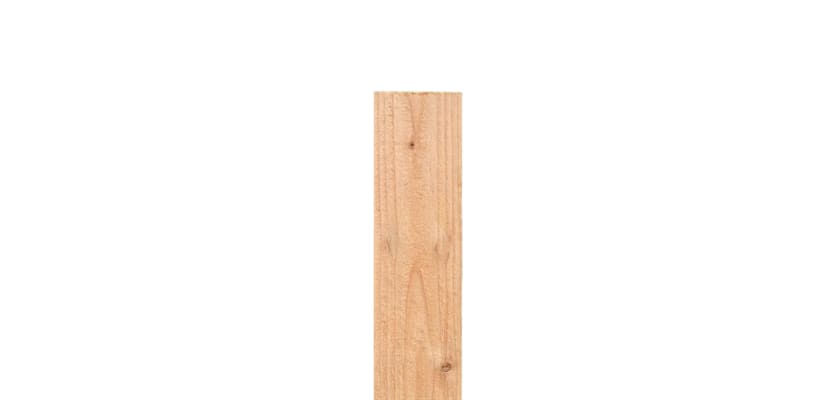 6 ft untreated cedar flat top wood fence picket board for privacy fence installation