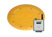 AES commercial eLoop wireless vehicle detection sensor with E-Trans200 transceiver for automatic gate presence detection