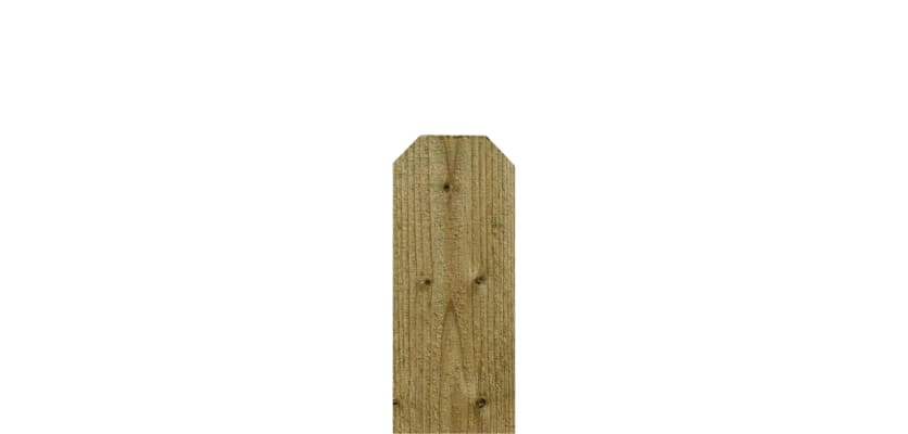 Pressure treated pine dog ear fence picket 6 ft – vertical board untreated wood grain panel view