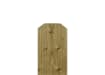 Pressure treated pine dog ear fence picket 6 ft – vertical board untreated wood grain panel view