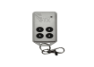 AES E-TX long range gate remote fob with four programmable buttons for wireless gate and access control systems