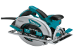 Makita 15 amp 7-1/4 in lightweight magnesium circular saw – corded teal framing saw angled close-up product view