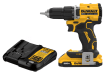 DeWalt ATOMIC 20V Max compact drill driver kit – yellow and black cordless drill with battery and charger product view