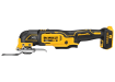 DeWalt 20V MAX XR oscillating multi-tool – yellow and black cordless brushless multi-tool side profile product view