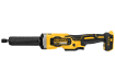 DeWalt 20V MAX 3 in cordless cut-off tool – yellow and black brushless rotary grinder side profile product view