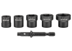 DeWalt magnetic detachable nut driver bit set DWADND-5 – five hex nut driver sockets with quick-change adapter isolated product view