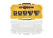 DeWalt DWADND-5 magnetic detachable nut driver set 5-piece hex nut driver bits with ToughCase storage open view product image