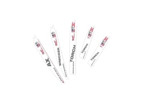  Milwaukee 5‑Piece Demolition Sawzall Blade Set