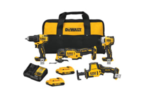 DeWalt 20V MAX Brushless 4‑Tool Combo Kit