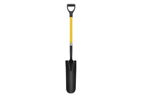 16" Drain Spade With Fiberglass D-Handle