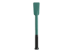 Green fiberglass replacement handle for a 5lb pick with a textured black grip.