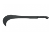 16-inch Ranchero machete with a curved black steel blade and textured poly handle.