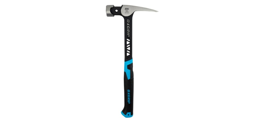 Heavy-duty Ox Pro 30oz Ultrastrike Hammer with a durable grip and vibrant orange handle.