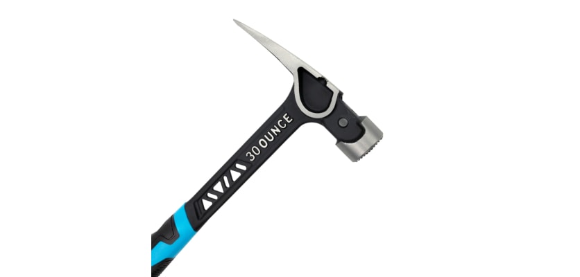 Heavy-duty Ox Pro 30oz Ultrastrike Hammer with a sturdy handle and durable head.