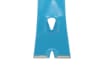 Heavy-duty 15-inch demolition handy bar with a textured grip - wedge end close up