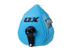 Blue Ox Contractor 100-foot chalk reel with a black rewinding crank and teardrop shape.