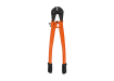 30-inch orange chrome vanadium bolt cutters with black handles and hardened steel jaws.