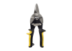 Gemini said 10-inch straight-cut aviation tin snips with yellow and black handles.