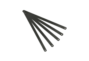 12" High Carbon Steel Hacksaw Blades (24 TPI, 5-Pack) 