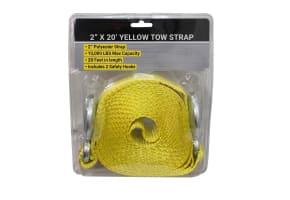 2" X 20' Yellow Tow Strap