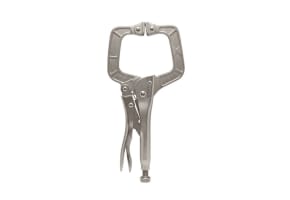 11" Locking C-Clamp Pliers With Pads