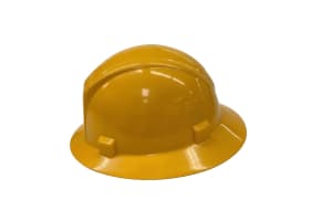 Full-Brim Safety Helmet (Yellow)