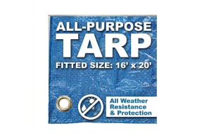 16' X 20' Blue Poly Tarp