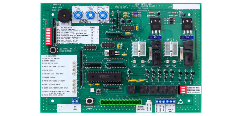 US Automatic Patriot Control Board - Green
