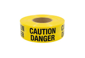 Caution Danger tape 3" x 1000 Yards - Yellow
