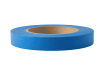 Gemini said A single roll of blue two-inch painters masking tape laying flat on a white background.