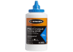  8oz bottle of Keson ProChalk blue permanent marking chalk with a precision applicator tip.
